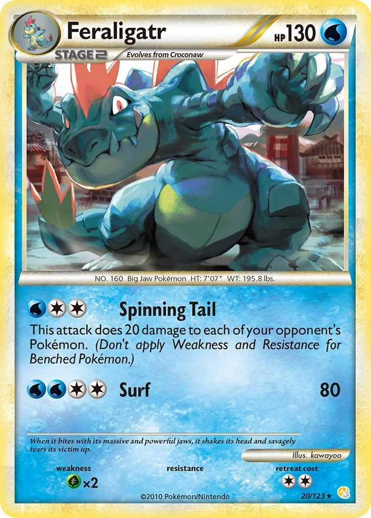 Image for Feraligatr (20/123) (HS) - Pokemon