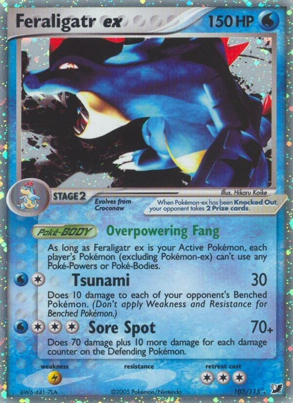 Image for Feraligatr ex (103/115) (UF) - Pokemon