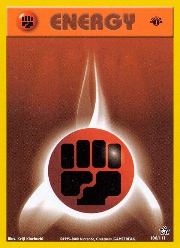 Image for Fighting Energy (106/111) (N1) - Pokemon