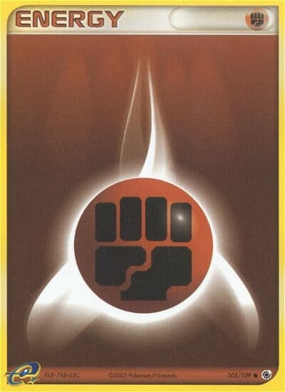 Image for Fighting Energy (105/109) (RS) - Pokemon