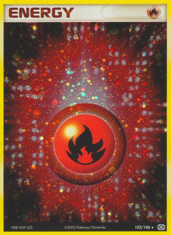 Image for Fire Energy (102/106) (EM) - Pokemon