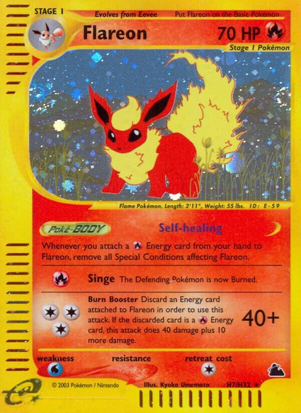 Image for Flareon (H7) (H07/H32) (SK) - Pokemon