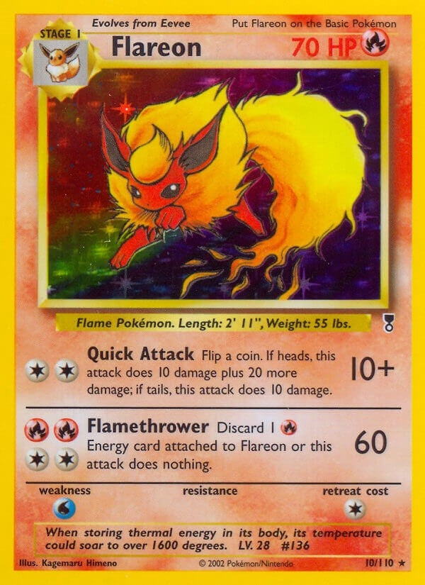Image for Flareon (010/110) (LC) - Pokemon