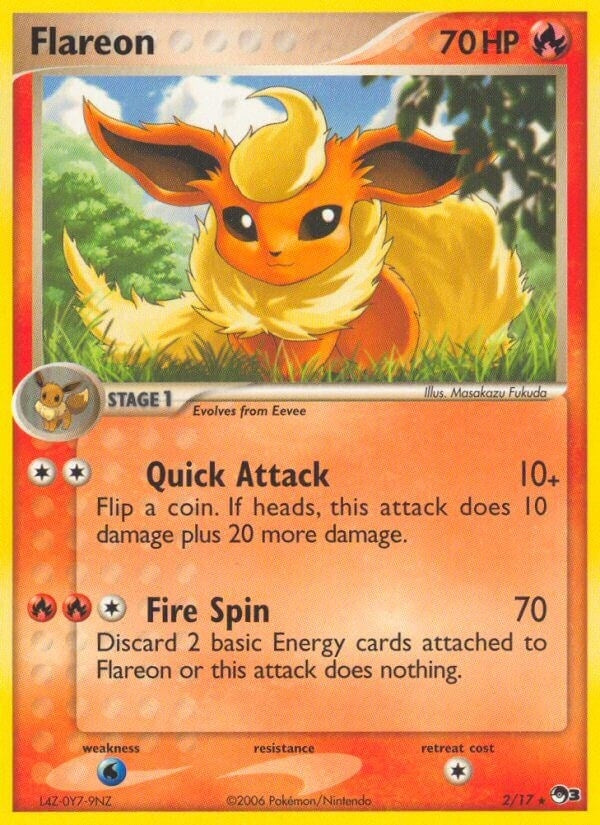 Image for Flareon (002/017) (POP) - Pokemon