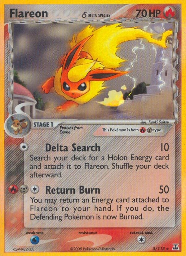 Image for Flareon (Delta Species) (5/113) (DS) - Pokemon