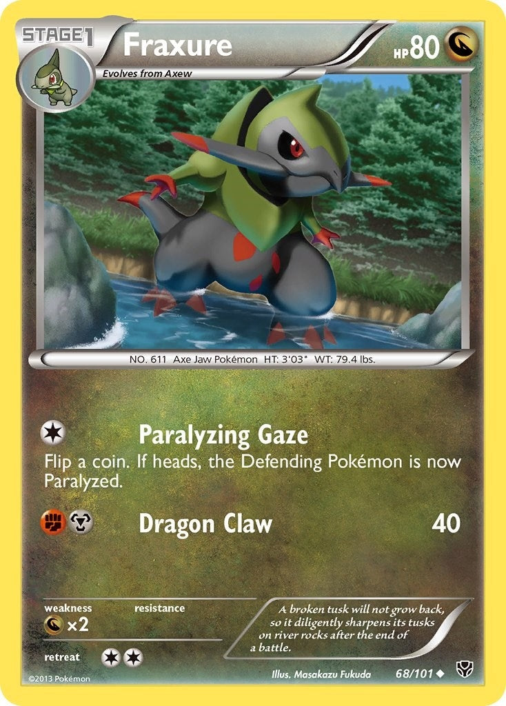Image for Fraxure (68/101) (PLB) - Pokemon