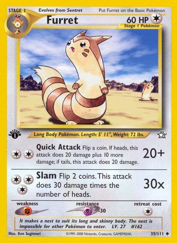 Image for Furret (035/111) (N1) - Pokemon