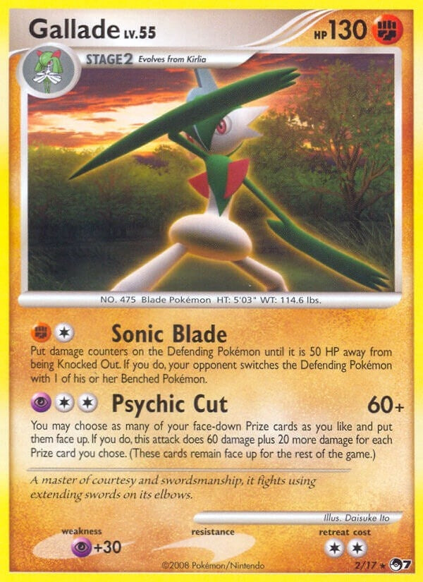 Image for Gallade (002/017) (POP) - Pokemon
