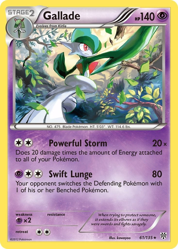 Image for Gallade (61/135) (PLS) - Pokemon