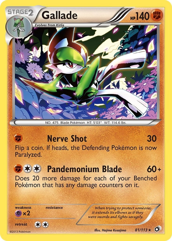 Image for Gallade (81/113) (LTR) - Pokemon