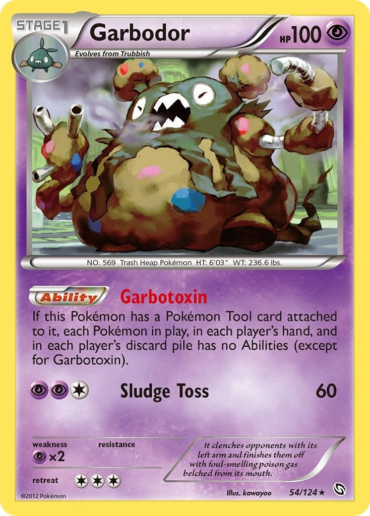 Image for Garbodor (54/124) (DRX) - Pokemon
