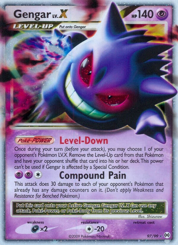 Image for Gengar Lv.X (97/99) (AR) - Pokemon