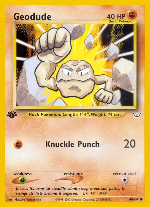 Image for Geodude (44/64) (N3) - Pokemon
