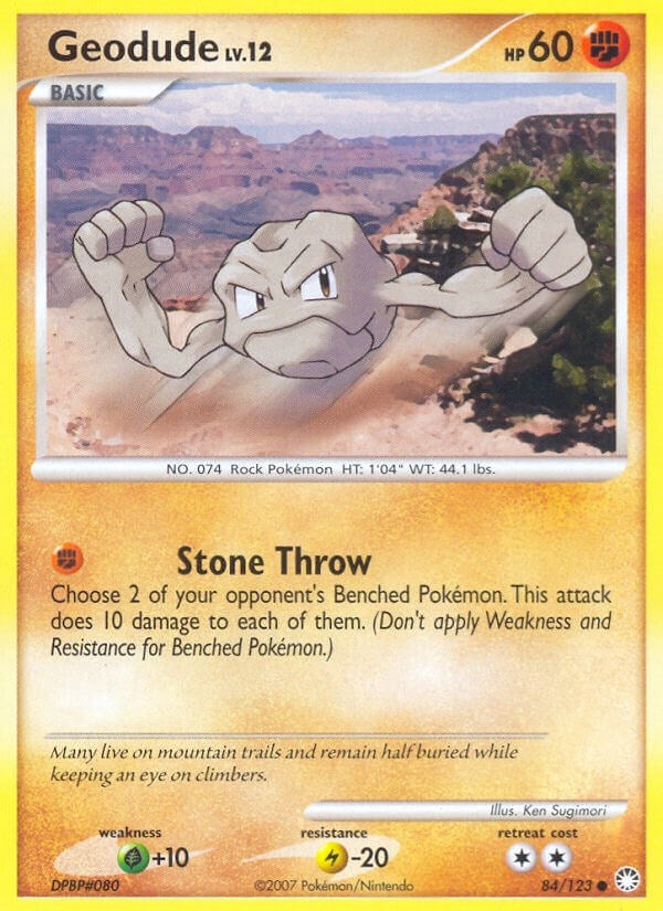 Image for Geodude (84/123) (MT) - Pokemon