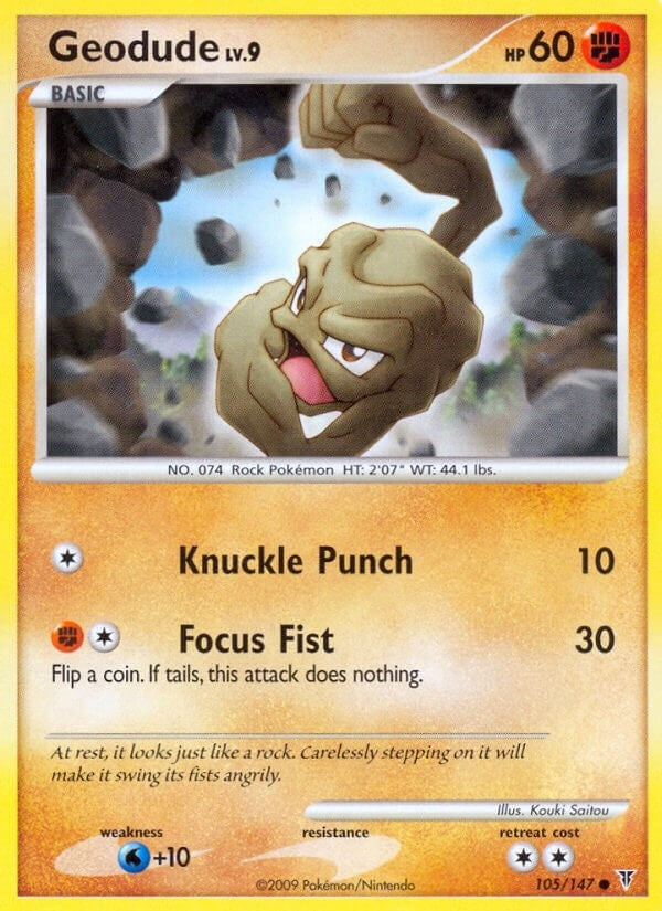 Image for Geodude (105) (SV) - Pokemon