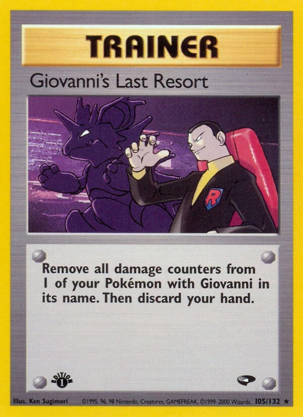 Image for Giovanni's Last Resort (105/132) (G2) - Pokemon