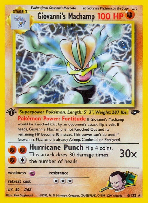 Image for Giovanni's Machamp (006/132) (G2) - Pokemon