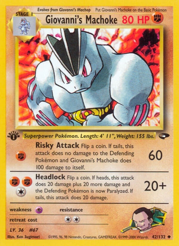 Image for Giovanni's Machoke (042/132) (G2) - Pokemon