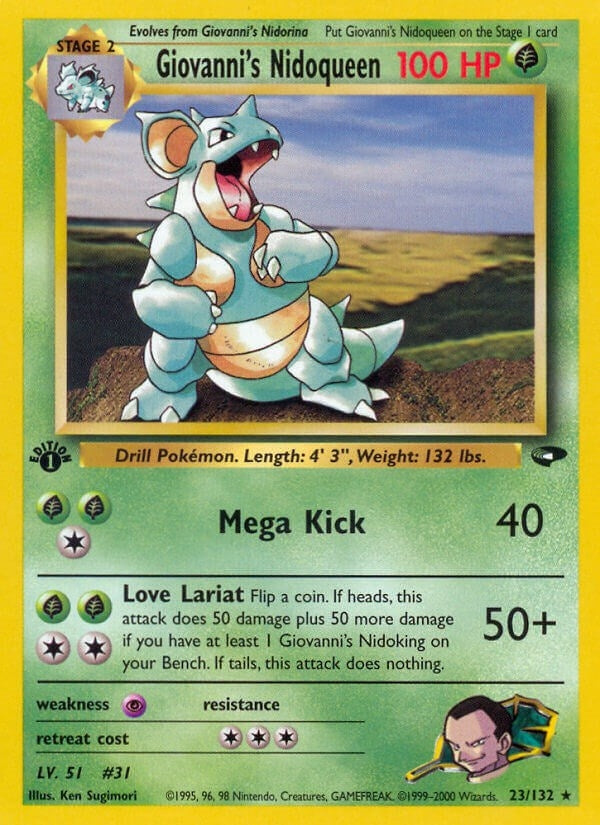 Image for Giovanni's Nidoqueen (023/132) (G2) - Pokemon