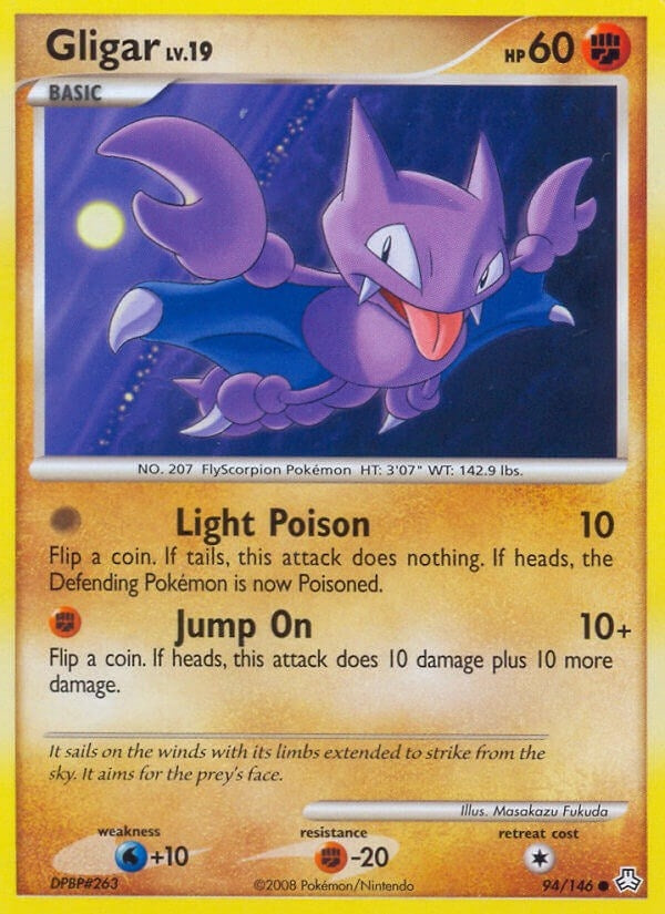 Image for Gligar (94) (94/146) (LA) - Pokemon