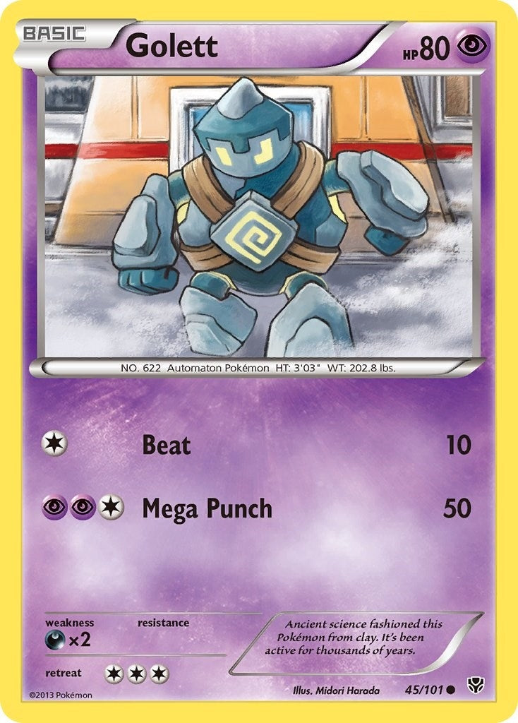 Image for Golett (45/101) (PLB) - Pokemon