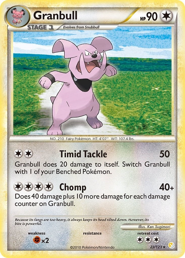 Image for Granbull (22/123) (HS) - Pokemon