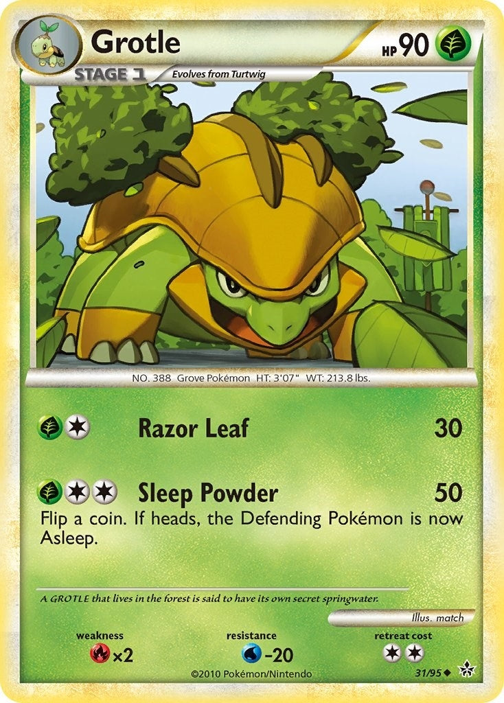 Image for Grotle (31/95) (UL) - Pokemon