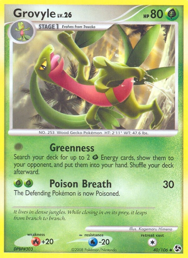 Image for Grovyle (40/106) (GE) - Pokemon
