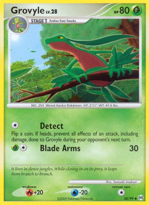 Image for Grovyle (38) (38/99) (AR) - Pokemon