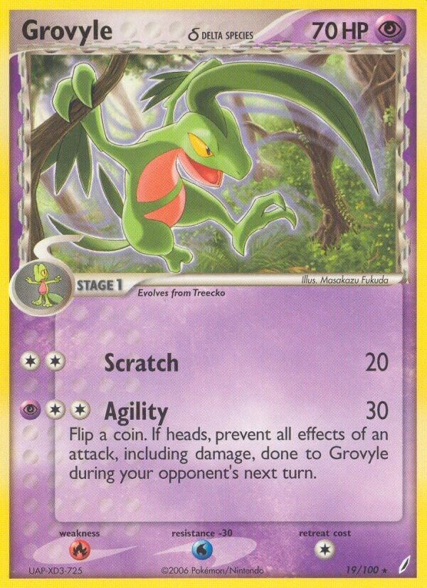 Image for Grovyle (Delta Species) (19/100) (CG) - Pokemon