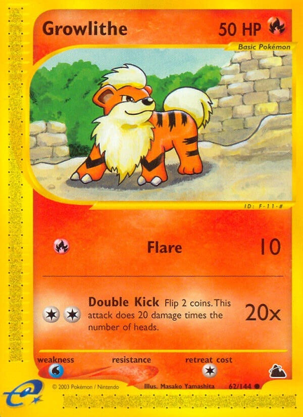 Image for Growlithe (062/144) (SK) - Pokemon