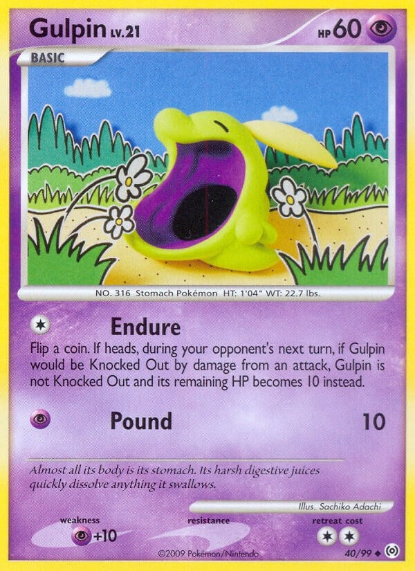 Image for Gulpin (40) (40/99) (AR) - Pokemon
