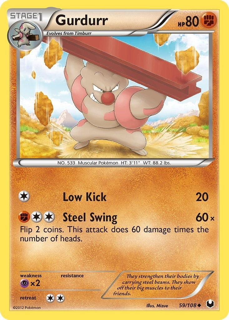 Image for Gurdurr (59/108) (DEX) - Pokemon