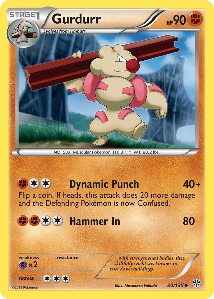 Image for Gurdurr (80/135) (PLS) - Pokemon
