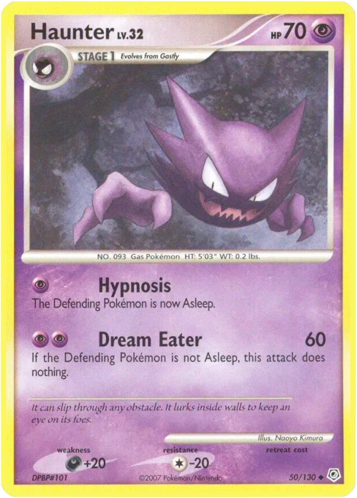 Image for Haunter (50/130) (DP) - Pokemon