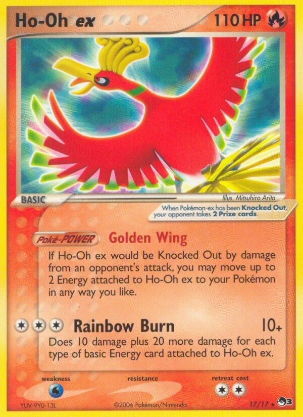 Image for Ho-Oh ex (Non-Holo) (017/017) (POP) - Pokemon