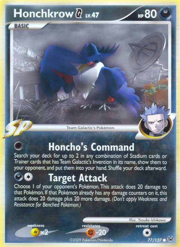 Image for Honchkrow G (77/127) (PL) - Pokemon