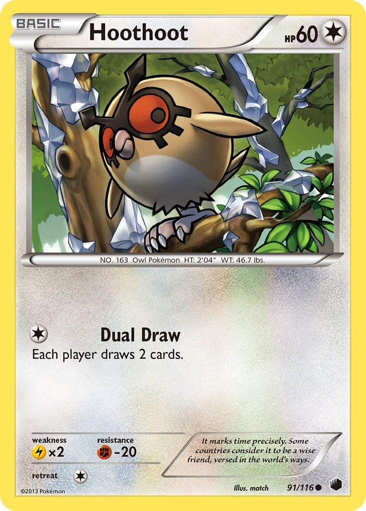 Image for Hoothoot (91/116) (PLF) - Pokemon