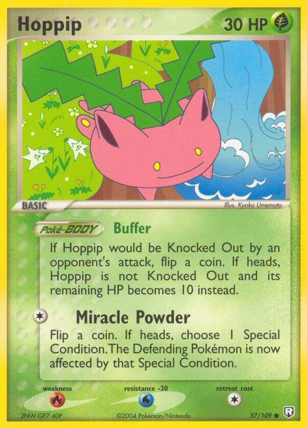 Image for Hoppip (57/109) (RR) - Pokemon