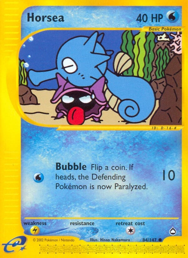 Image for Horsea (84) (084/147) (AQ) - Pokemon