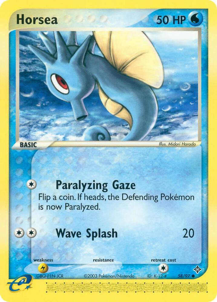 Image for Horsea (58/97) (DR) - Pokemon