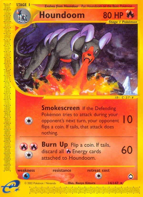 Image for Houndoom (14) (014/147) (AQ) - Pokemon