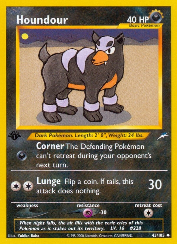 Image for Houndour (043/105) (N4) - Pokemon
