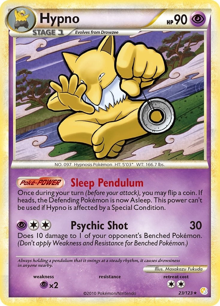Image for Hypno (23/123) (HS) - Pokemon