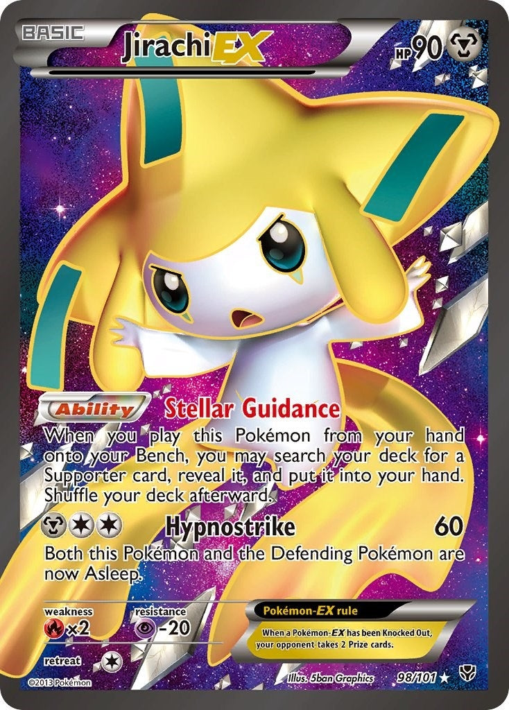 Image for Jirachi EX (98 Full Art) (98/101) (PLB) - Pokemon