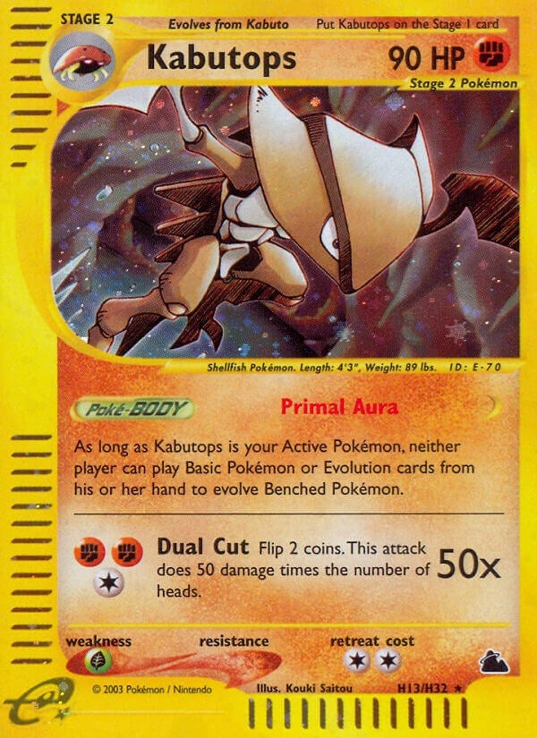 Image for Kabutops (H13) (H13/H32) (SK) - Pokemon