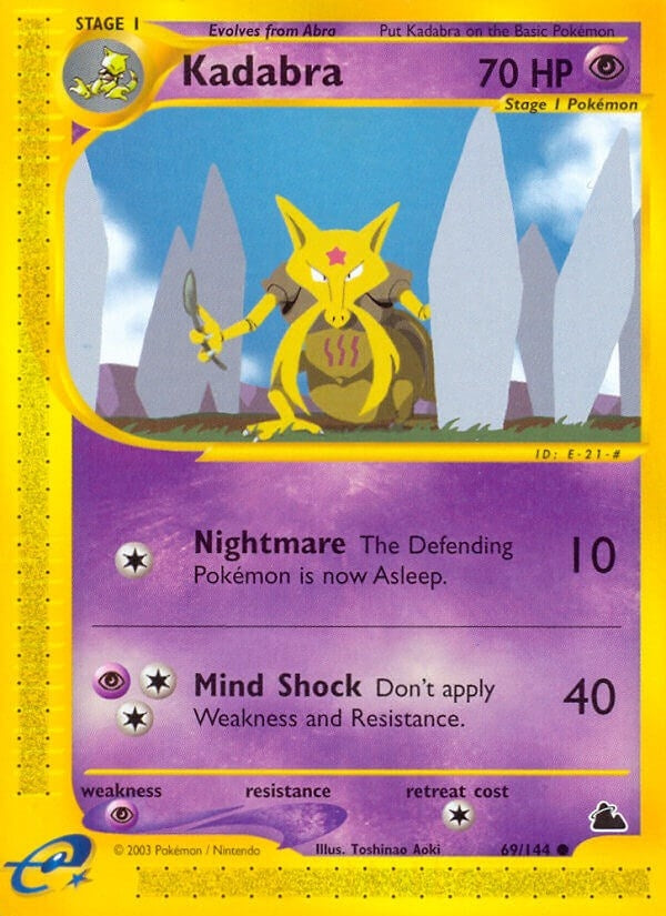 Image for Kadabra (069/144) (SK) - Pokemon