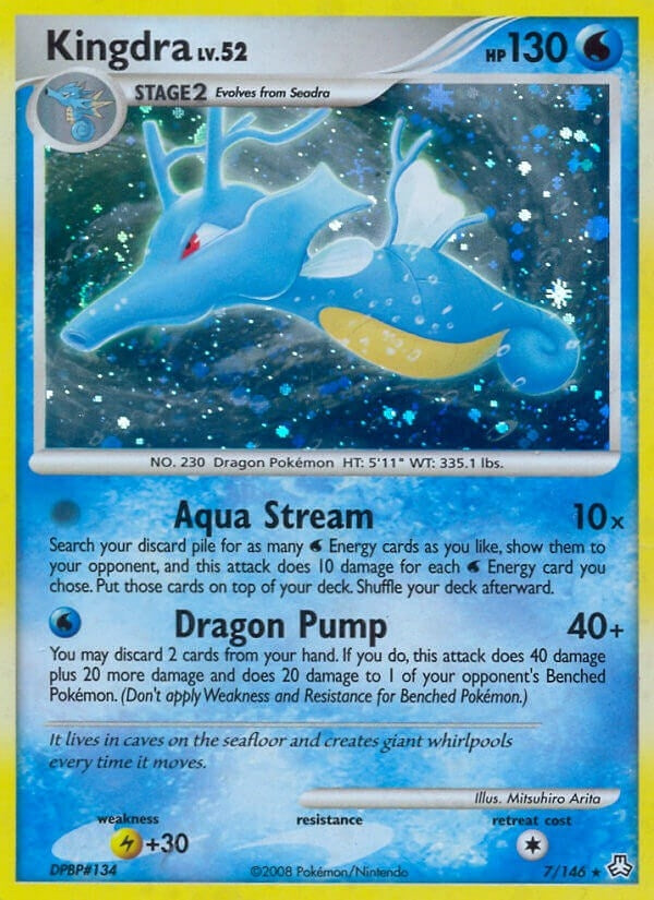 Image for Kingdra (7/146) (LA) - Pokemon