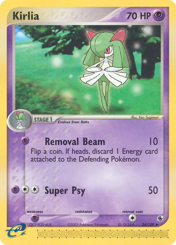 Image for Kirlia (34/109) (RS) - Pokemon