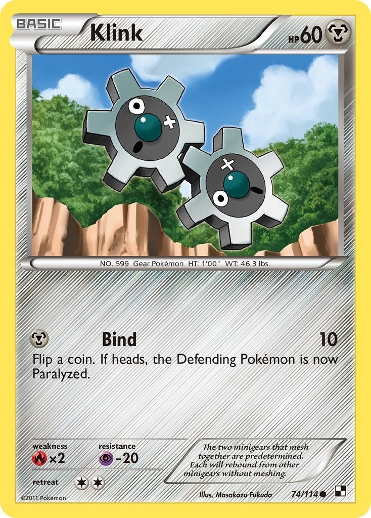 Image for Klink (74/114) (BLW) - Pokemon